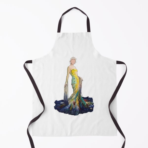 Item preview, Emma Chamberlain Met Gala Fashion Dress Outfit Art Artist Painting Designer Van Gogh Munch Mugler designed and sold by SamiraArts.