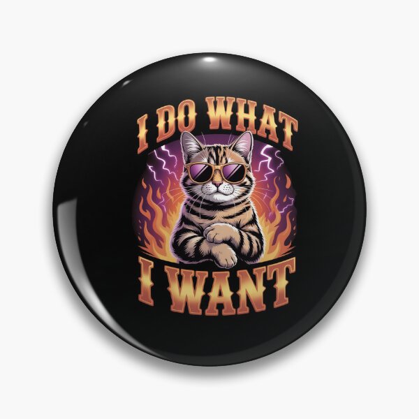 Artikelvorschau, Ich mache, was ich will: Lustige Katzen-Attitüde-Grafik, cooles Katzen-Meme entworfen und verkauft von NewaveBoutique.