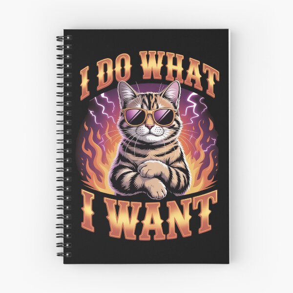 Item preview, I Do What I Want : Funny Cat Attitude Graphic Cool Kitty Meme designed and sold by NewaveBoutique.