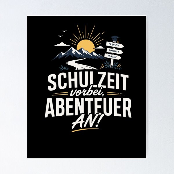 Item preview, School's out, adventure begins! – Graduation T-shirt designed and sold by FreshPixelArt.