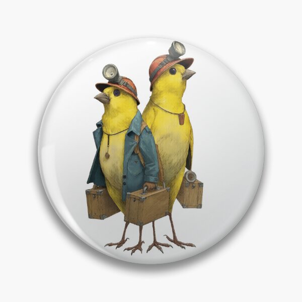 Item preview, The canaries reporting for work designed and sold by Robo-Mart Smart Shopping.