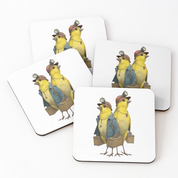 Item preview, The canaries reporting for work designed and sold by Robo-Mart Smart Shopping.