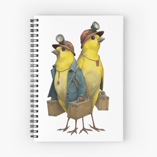 Item preview, The canaries reporting for work designed and sold by Robo-Mart Smart Shopping.