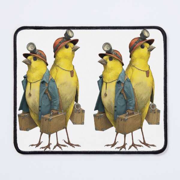 Item preview, The canaries reporting for work designed and sold by Robo-Mart Smart Shopping.