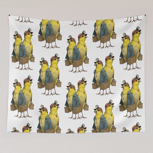 Item preview, The canaries reporting for work designed and sold by Robo-Mart Smart Shopping.