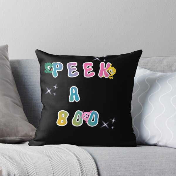Item preview, Peek A Boo Monsters - Cute Colorful Typography Art designed and sold by thazinart.