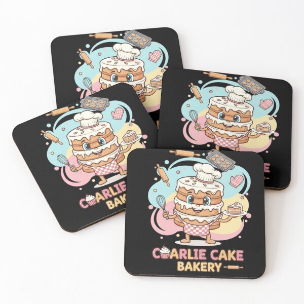 Artikelvorschau, Charlie Cake Bakery T-Shirt entworfen und verkauft von happyshirt27.