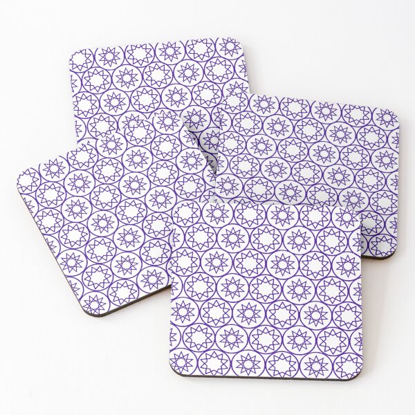 Item preview, Intricate Islamic Geometric Star Pattern Arabesque Art (V.4 w) designed and sold by D-Islamic.
