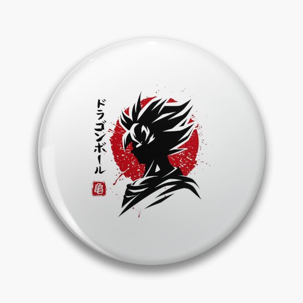 Dragon Ball Son Goku Mit Spirit Ball Pins and Buttons for Sale