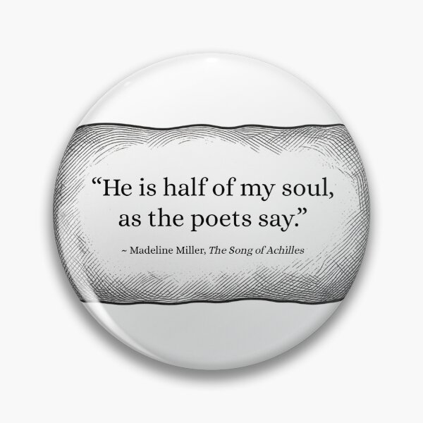 Item preview, Song of Achilles Quote designed and sold by Bookish Blossom.