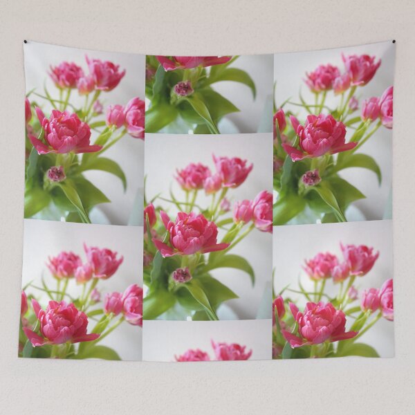 Item preview, Tulip Masquerade - Pink Double Petal Tulips designed and sold by Loveisthebtwd.
