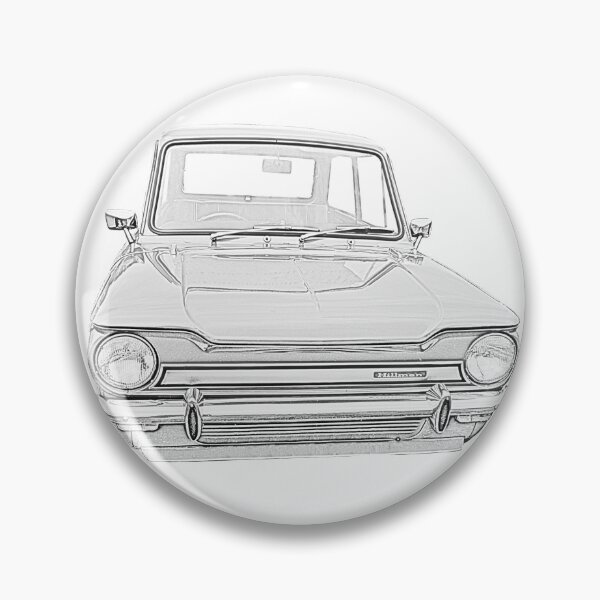Item preview, Hillman Super Imp classic car monochrome designed and sold by soitwouldseem.