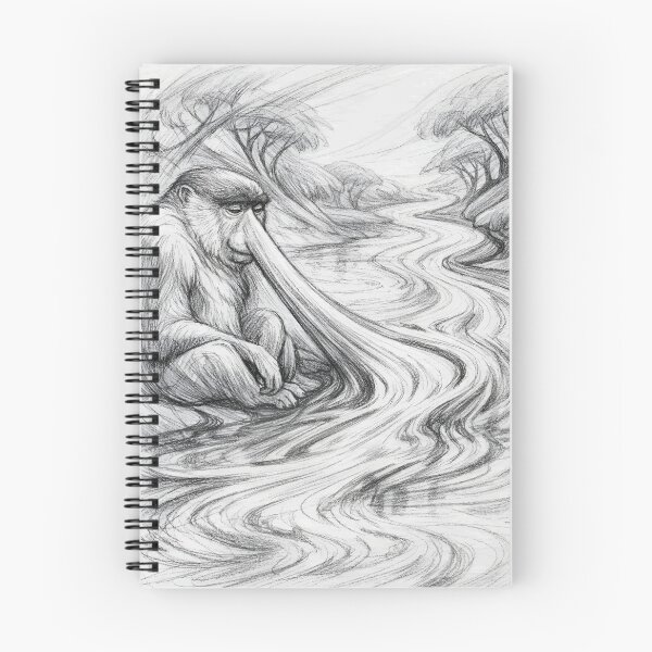 Item preview, Proboscis Monkey River Flow Surrender to Absurdity designed and sold by WildlifeInc.