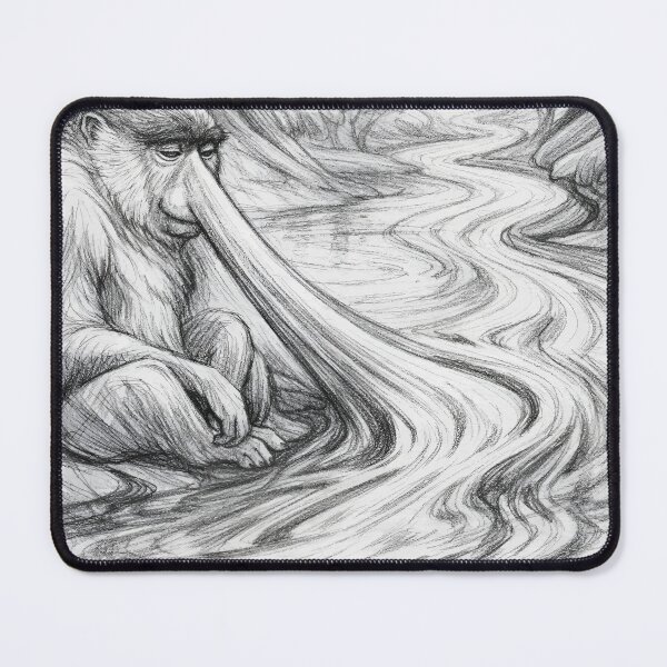 Item preview, Proboscis Monkey River Flow Surrender to Absurdity designed and sold by WildlifeInc.