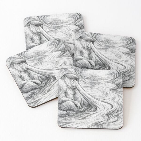 Item preview, Proboscis Monkey River Flow Surrender to Absurdity designed and sold by WildlifeInc.