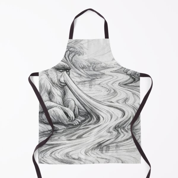 Item preview, Proboscis Monkey River Flow Surrender to Absurdity designed and sold by WildlifeInc.