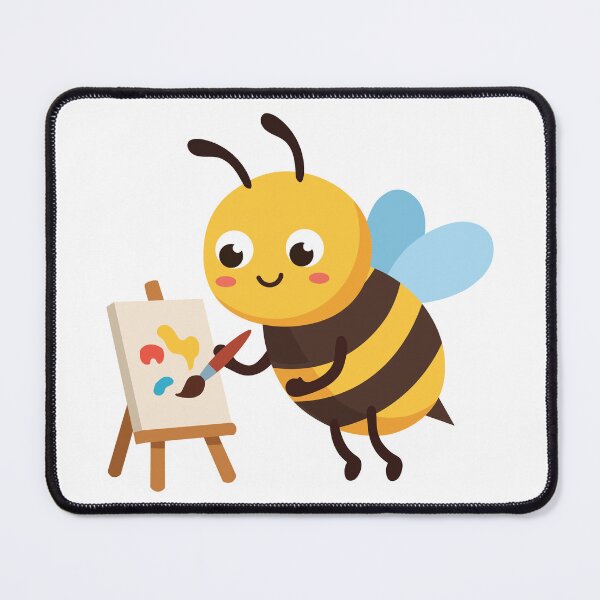 Item preview, Creative Cute Bee Painting  designed and sold by BetweenForms.