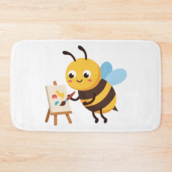 Item preview, Creative Cute Bee Painting  designed and sold by BetweenForms.