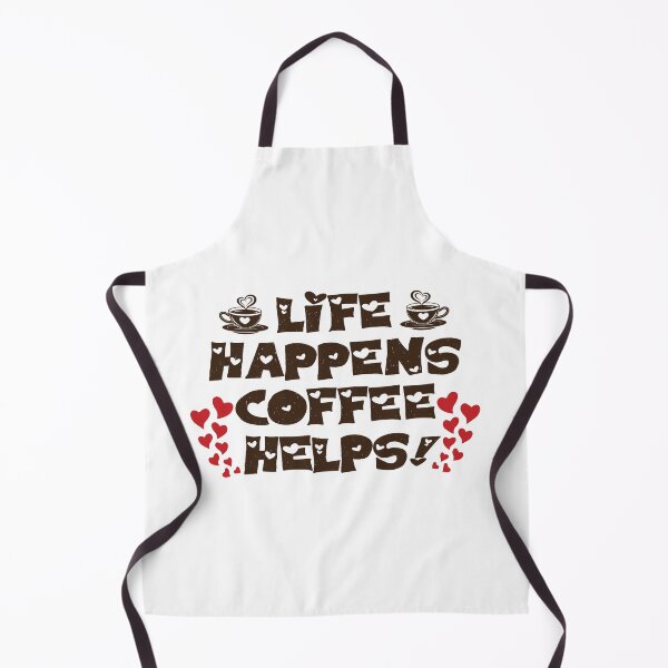 Item preview, Life happens coffee helps! designed and sold by AsifDesignCreativeStudio.