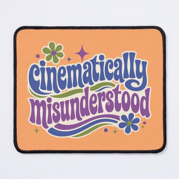 Item preview, Cinematically Misunderstood Retro Groovy Aesthetic Typography Design designed and sold by TheStephanieRome.