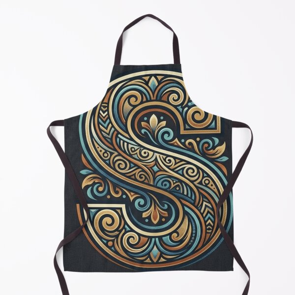Item preview, S black background designed and sold by sabahdesign.