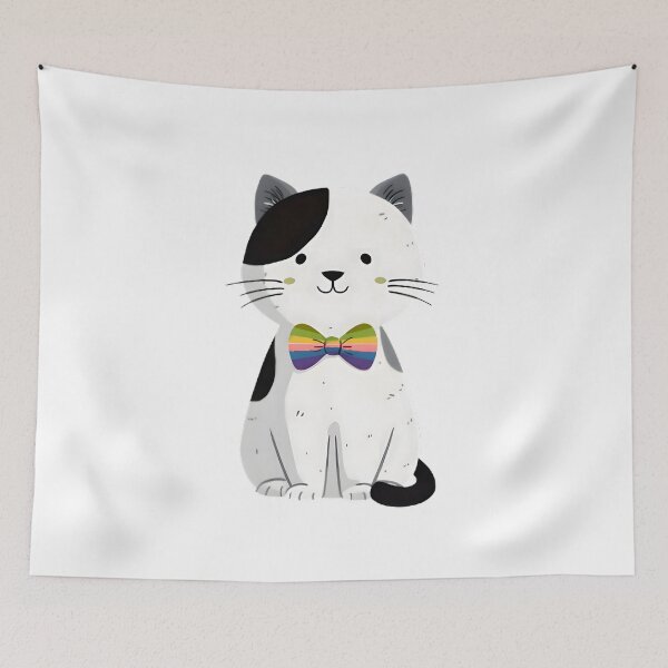 Item preview, Funny Cat Just Vibing designed and sold by Retro Whimsy.