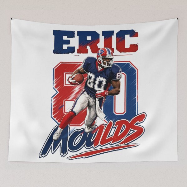 Item preview, Eric Moulds #80 - Buffalo Football Legend - Retro 90s Style Art designed and sold by Thogan0416.