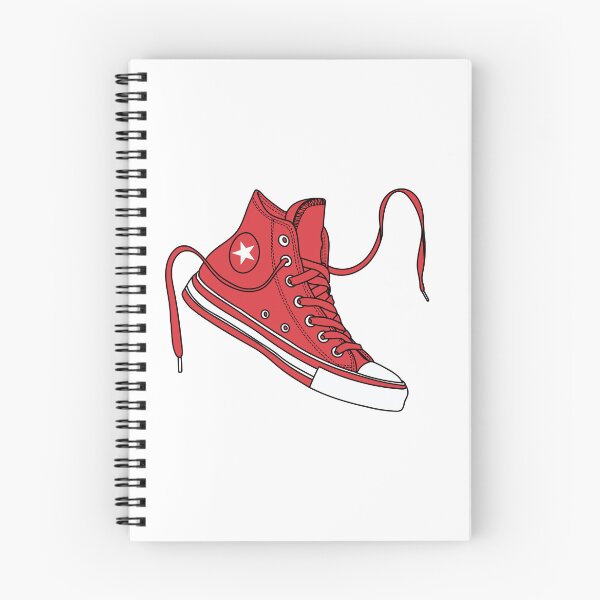 Item preview, Poppy red high tops designed and sold by MickeyEdwards.