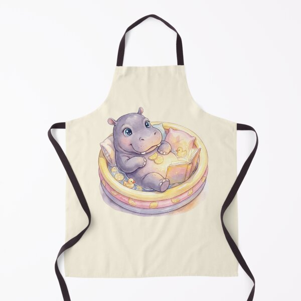 Item preview, Dreamy Hippo Bath Time Story Magic designed and sold by MythicCotton.