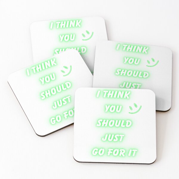 Item preview, I Think You Should Just Gp For It Motivational Quote designed and sold by VibeoCanvasShop.