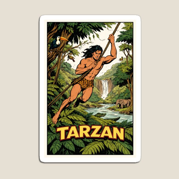 Aperçu de l'œuvre Tarzan Jungle Adventure créée et vendue par LEANBOY.