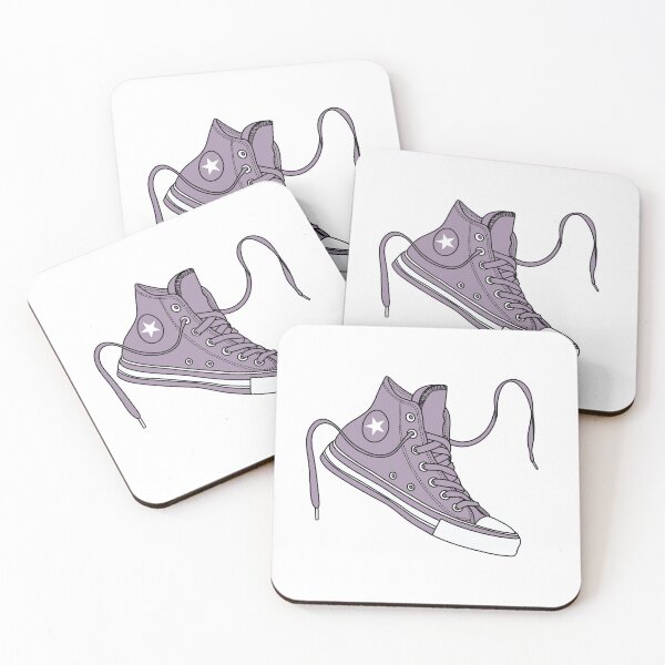 Item preview, Quiet violet high tops designed and sold by MickeyEdwards.