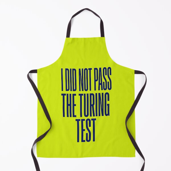 Item preview, Turing Test Failure Typography designed and sold by Renaiss&Future.