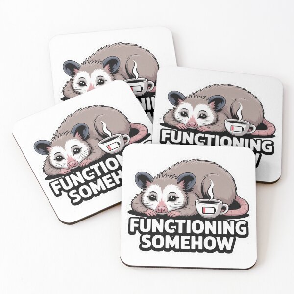 Item preview, Functioning Somehow Exhausted Possum designed and sold by PrintologyAura.