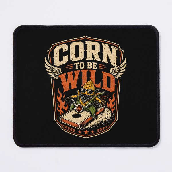 Item preview, Corn To Be Wild Cornhole Rebel Pun designed and sold by tshirtexpressiv.