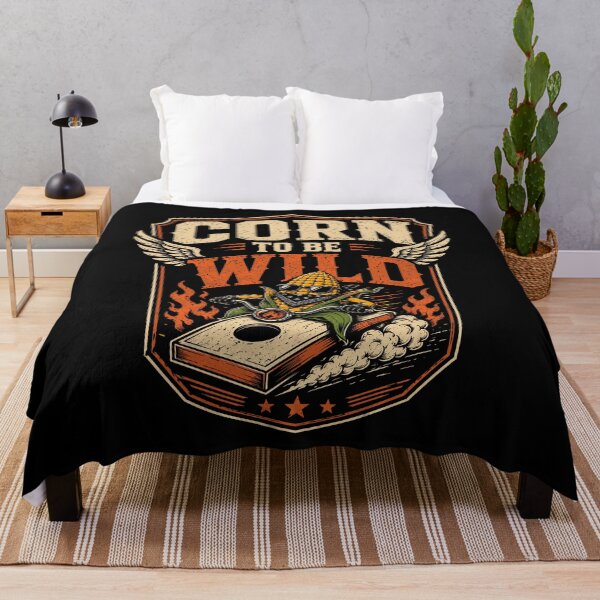 Item preview, Corn To Be Wild Cornhole Rebel Pun designed and sold by tshirtexpressiv.