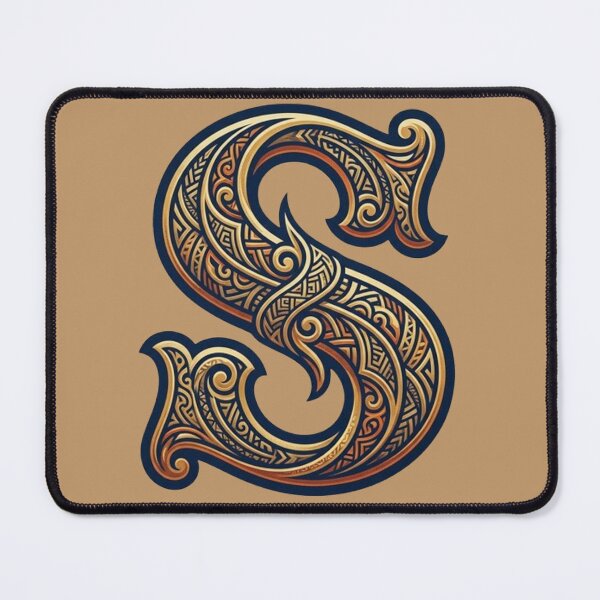 Item preview, golden S designed and sold by sabahdesign.