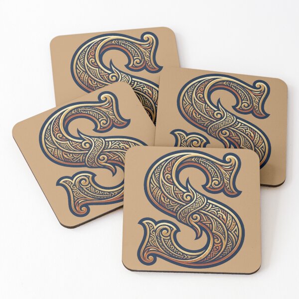 Item preview, golden S designed and sold by sabahdesign.