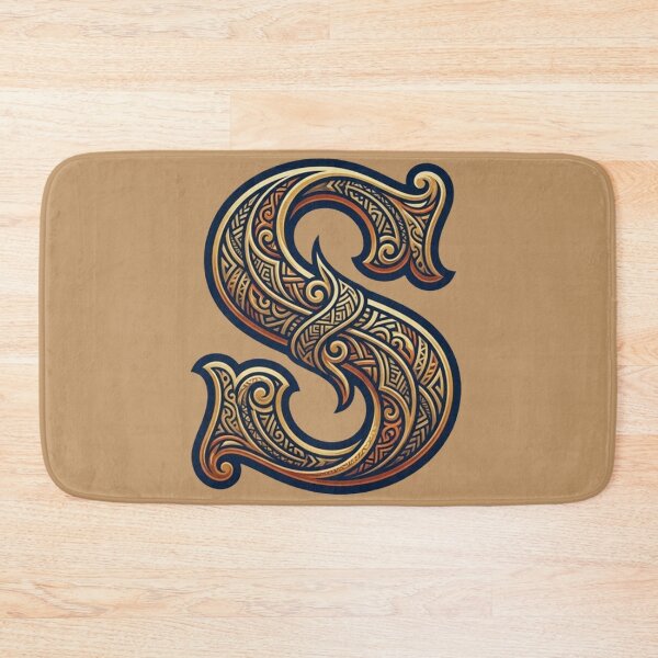 Item preview, golden S designed and sold by sabahdesign.