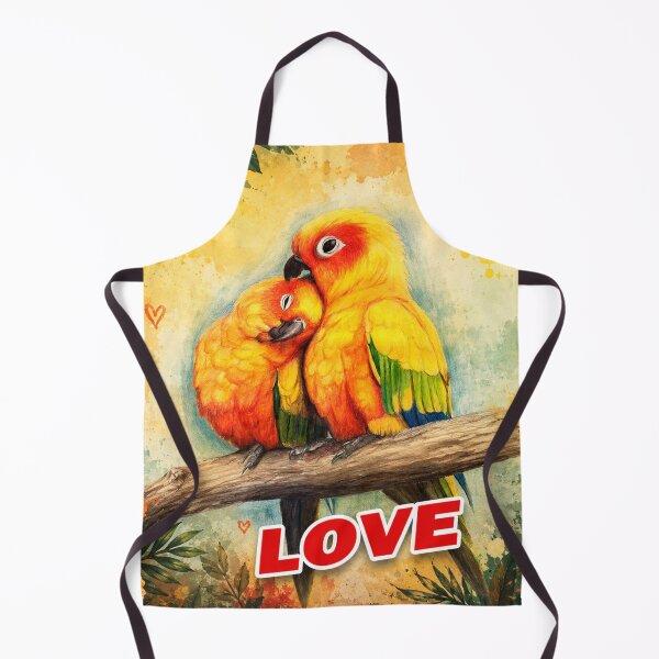 Item preview, Tropical Lovebirds Paradise designed and sold by Fei Long Design Hub.