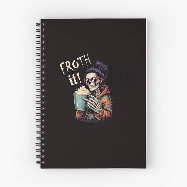 Item preview, Funny Skeleton Coffee Mom Froth It Sarcastic designed and sold by Cute & Sassy Custom Gifting Boutiques.