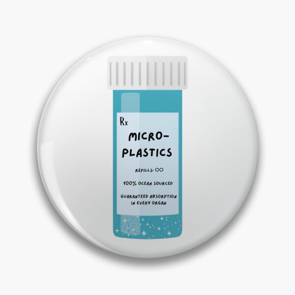 Item preview, Microplastics Prescription Pill Bottle Funny Ocean Pollution Satire designed and sold by girlsgirldesign.