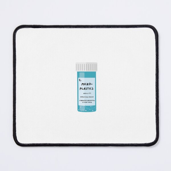 Item preview, Microplastics Prescription Pill Bottle Funny Ocean Pollution Satire designed and sold by girlsgirldesign.