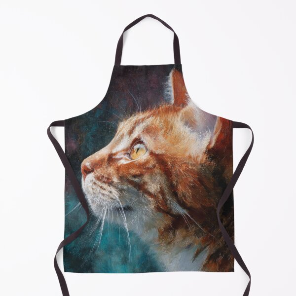 Item preview, Radiant Ginger Cat Portrait in Golden Light designed and sold by Paolo-Bandal.