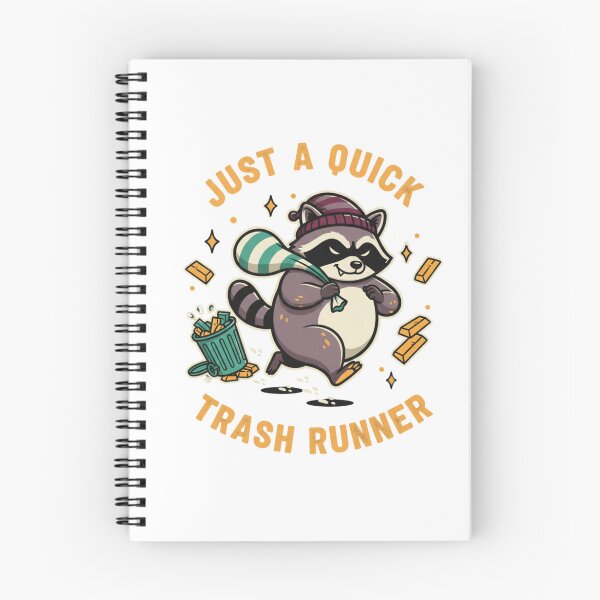 Item preview, Just A Quick Trash Runner - Funny Raccoon designed and sold by rawaart1.