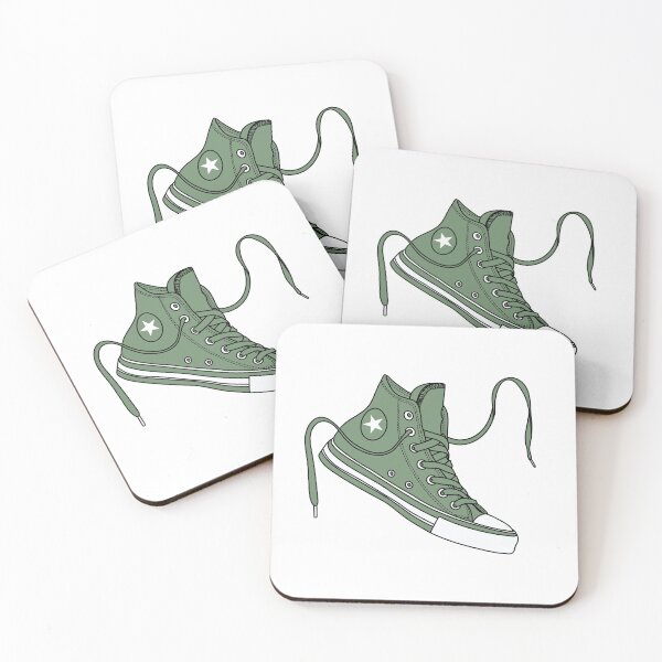 Item preview, Shale green high tops designed and sold by MickeyEdwards.