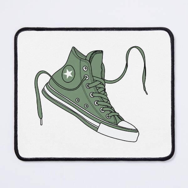 Item preview, Shale green high tops designed and sold by MickeyEdwards.