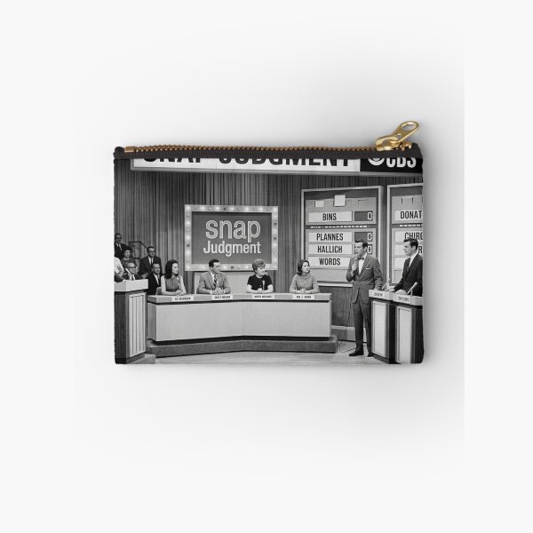 Item preview, Black and White Retro Game Shows: Snap Judgment designed and sold by Uniqueartai.