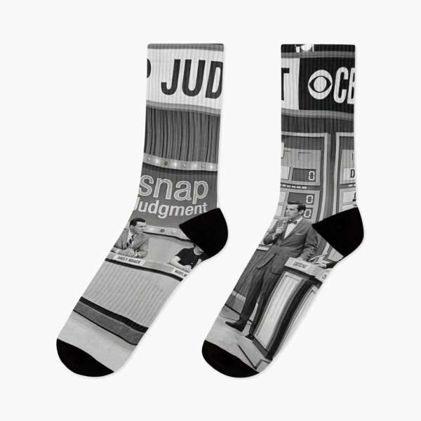 Item preview, Black and White Retro Game Shows: Snap Judgment designed and sold by Uniqueartai.