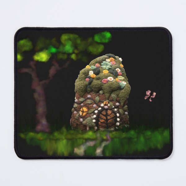 Item preview, Hand-felted hobbit house with garden designed and sold by creaphyl28.